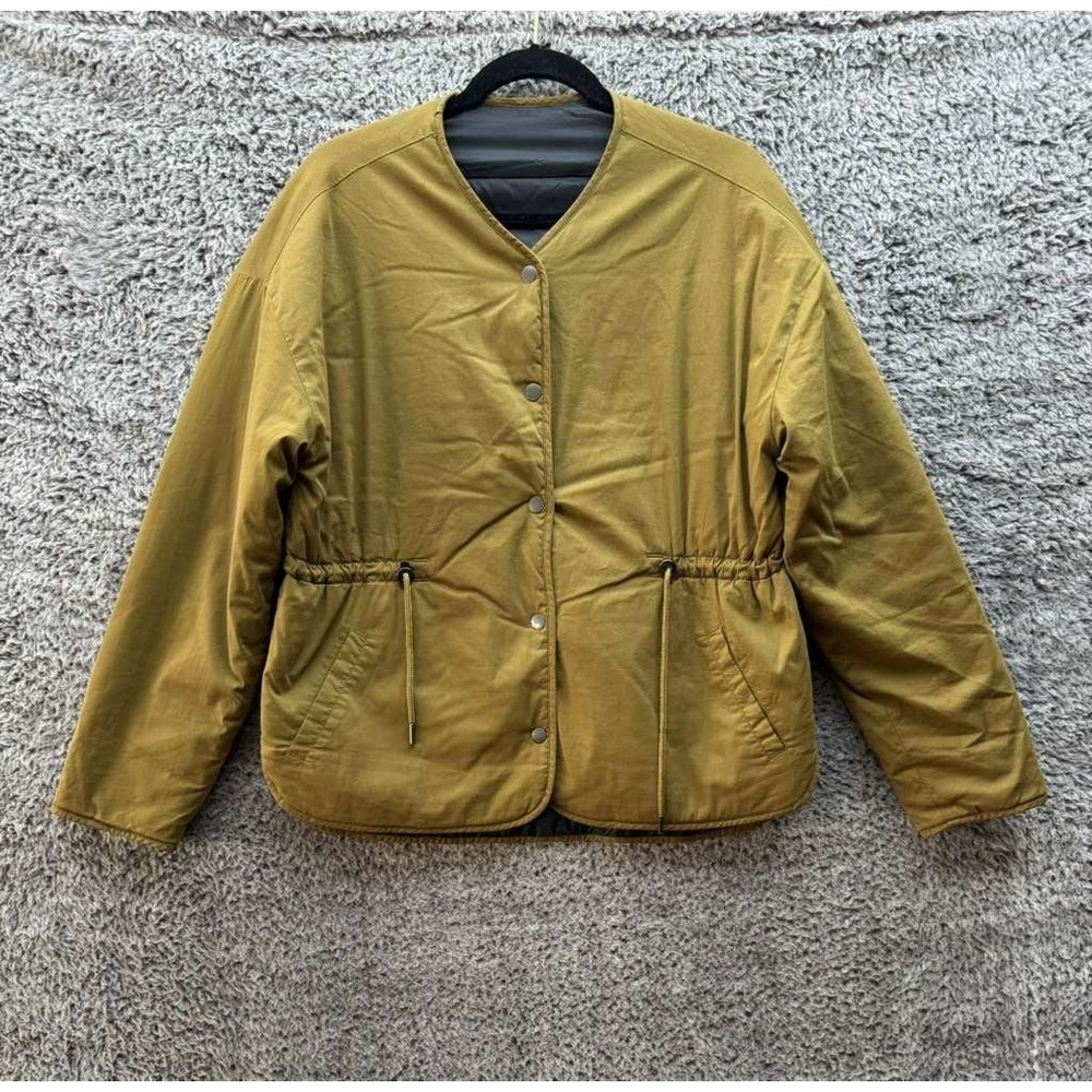 Duer Weightless Reversible Multilayer Jacket Khaki Green Black Womens Size XS‎